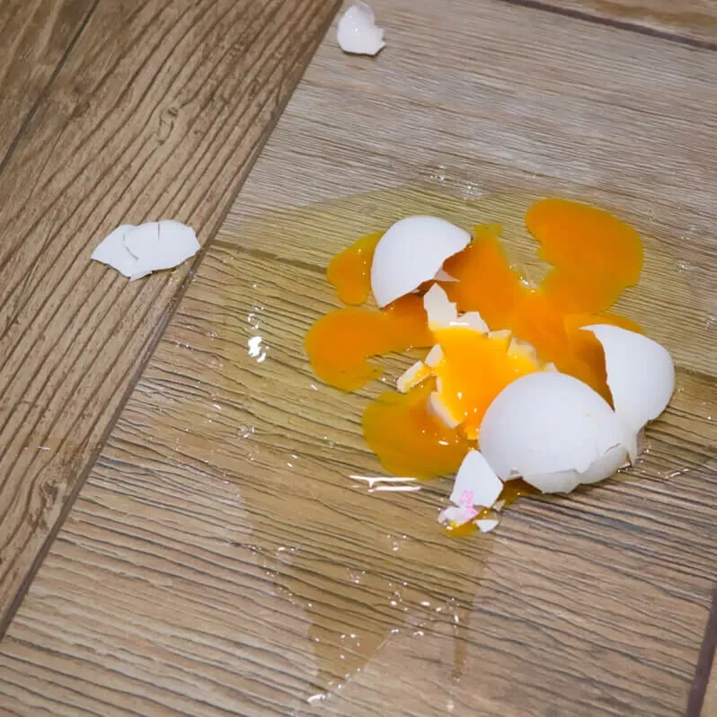 Egg stain cleaning | BC Flooring Outlet